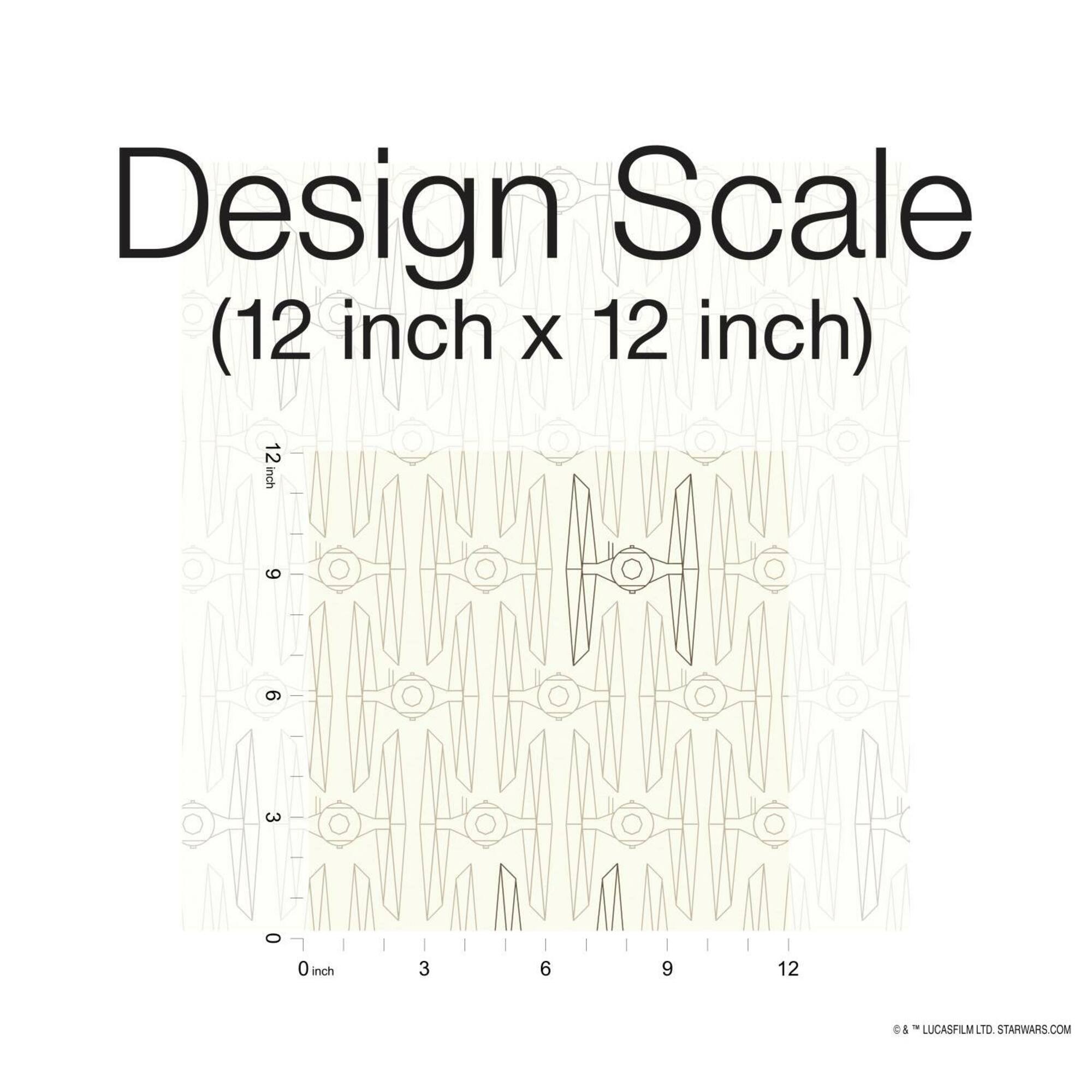 RoomMates Star Wars Tie Fighter Peel & Stick Wallpaper